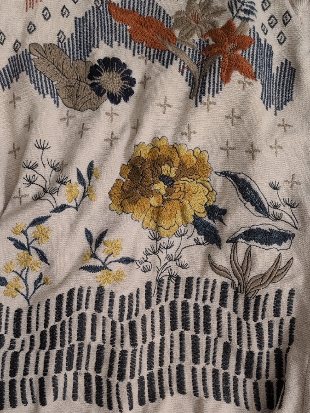 Johnny Was Sarina Wrap Open-Front Knit Cardigan Sweater - Picture 13 of 13